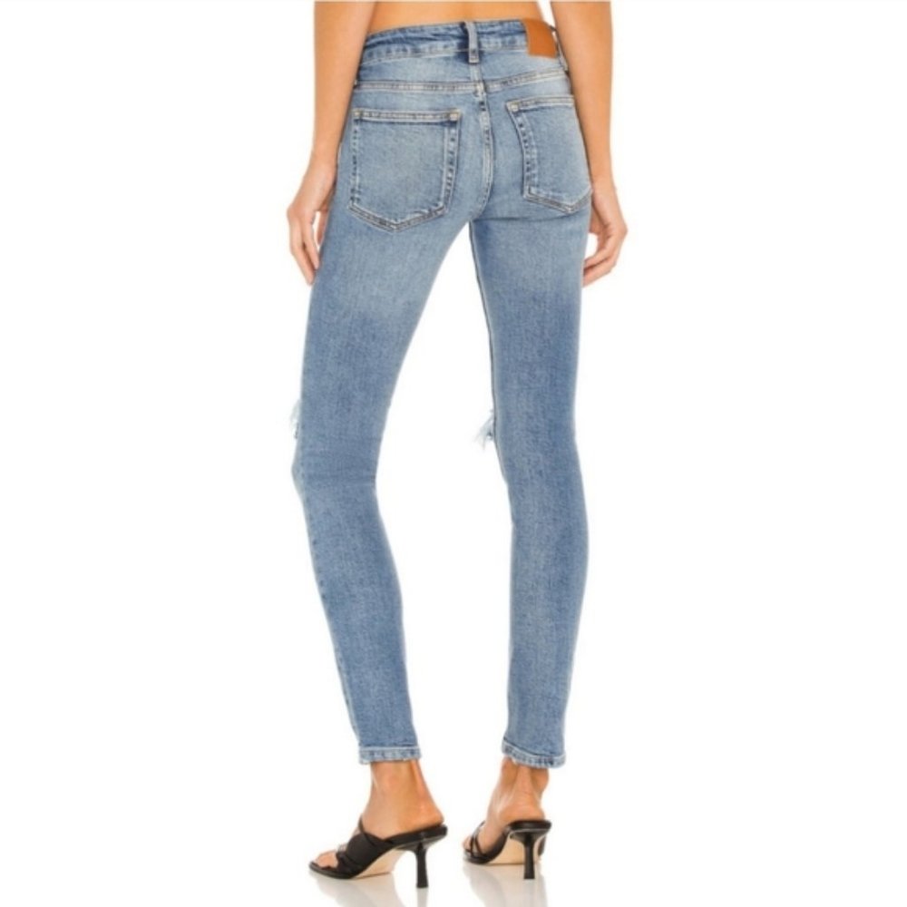 Anine Bing Gabe Mid Rise Ankle Skinny Jeans 28 NWT - Picture 3 of 11